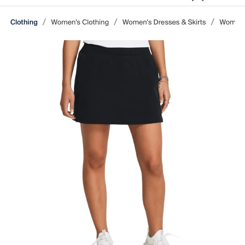 Under Armour Black Mini Skort